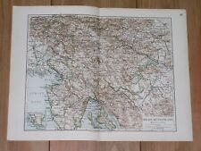 1912 ANTICA MAPPA DELLA