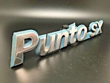 FIAT PUNTO SX LOGO SIGLA EMBLEMA FREGIO STEMMA SCRITTA TARGHETTA BADGE PLACCA