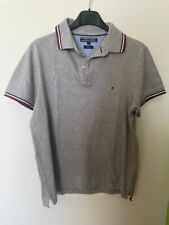 Polo Tommy Hilfiger taglia M usata t-shirt slim fit grigia size M