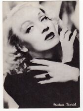 cartolina postcard ATTORI E CANTANTI numero C/126 MARLENE DIETRICH