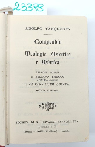 Tanquerey compendio di - a,