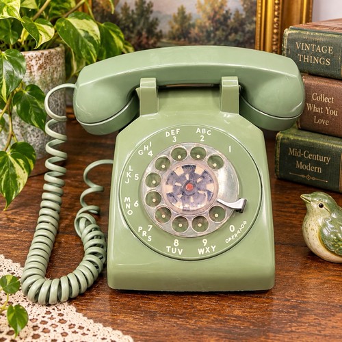 Raro vecchio telefono - , rotante