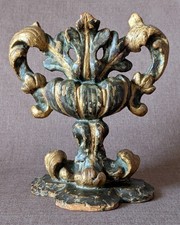Vase bois doré, boiserie