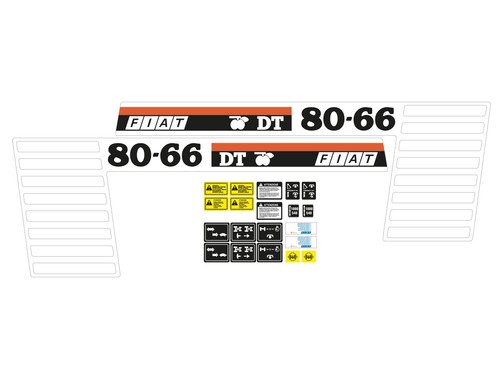 Kit adesivi trattore fiat - trattore,