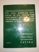STORIA DELLA LETTERATURA LATINA VOLUME II L'IMPERO AUGUSTO ROSTAGNI UTET