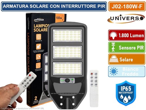 Lampione stradale led - led, 180w