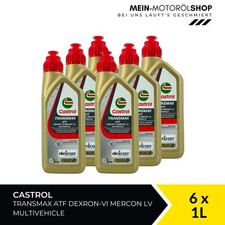 Castrol Transmax ATF Dexron-VI Mercon LV Multivehicle 6x1 litri = 6 litri