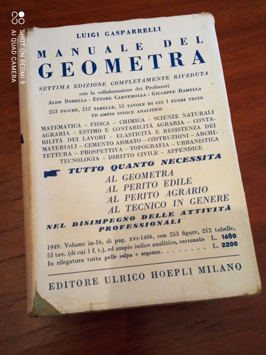 Luigi gasparelli manuale del - manuale,