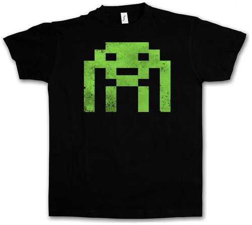 Maglietta alien invader the - maglietta,