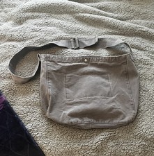 Borsa a tracolla unisex grigia