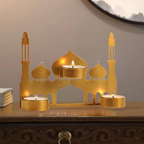 Porta candele arabia golden - candele,
