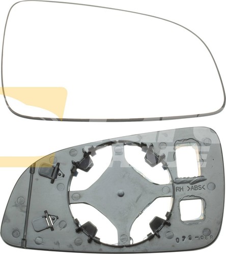 Vetro specchietto per opel - dx,