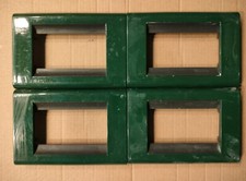 STOCK N.4 PLACCHE 3 posti art.4713VB VERDE BOSCO USATE BTICINO LIVING CLASSIC