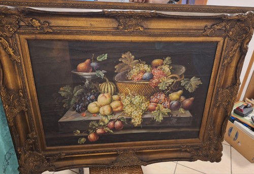 Dipinto olio tela vaso - ad,
