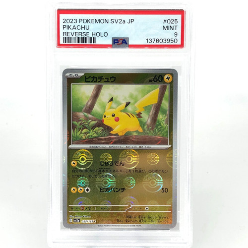 Psa pokemon card pikachu - 9,