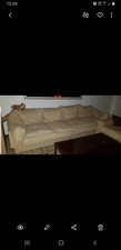 Divano De Padova 4 posti in tessuto beige in ottime condizioni 