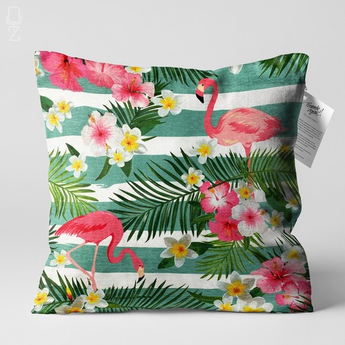 Cuscino velluto tropicale - cuscino,