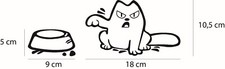 ADESIVO STICKERS DECAL GATTO