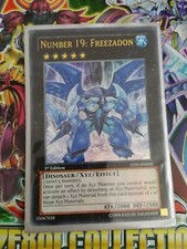 Yu-Gi-Oh! Numero 19 Freezadonte in INGLESE ZTIN-EN003 1° Edizione Freezadon