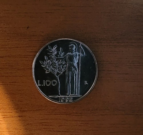 Moneta 100 lire piccola - moneta,