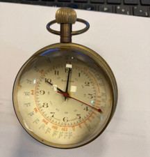 OROLOGIO DA SCRIVANIA FERMACARTE A SFERA LAURENS SUISSE FUNZIONANTE CVSF