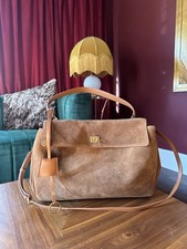 Borsa a mano marrone Kelly