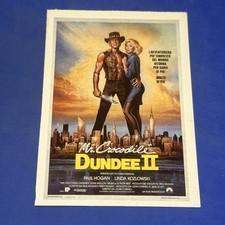 MR. CROCODILE DUNDEE II Poster - Mini locandina ciak