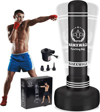 Sacco Da Boxe Con Supporto Adulto Giovani 180Cm, Sacchi Da Boxe Da Terra Pesante