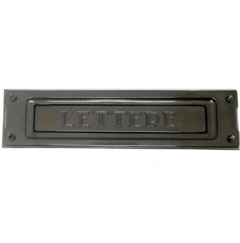 Buca per lettere bronzata - per,