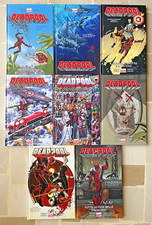 Deadpool Marvel Now! 1, 2, 3, 4, 5, 6, 7, 8 cartonati, completa, Panini