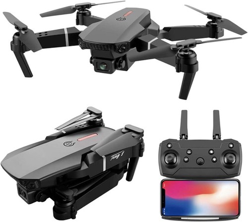 Mini drone e88 - mini, telecamera