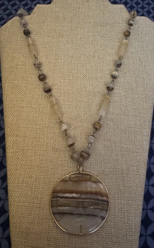 Grande collana vintage - , incisa