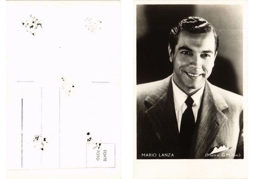 Cpa mario lanza - mario, film