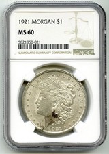 1921 Morgan Argento Dollaro