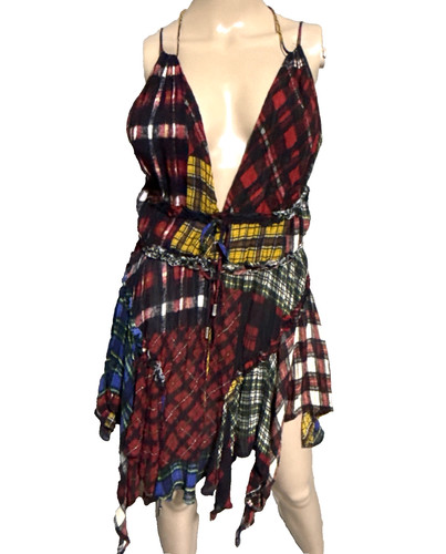 Abito dsquared2 rosso tartan - tartan, a