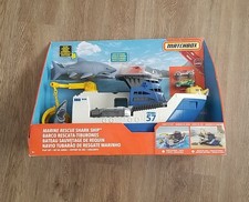 Matchbox Marine Rescue Shark Ship nuovo con scatola, SPEDIZIONE GRATUITA!