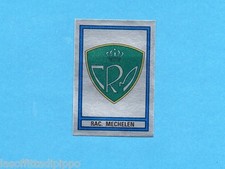 BELGIO-FOOTBALL 80-PANINI-Figurina n.374 A- RAC. MECHELEN -SCUDETTO/BADGE -Rec