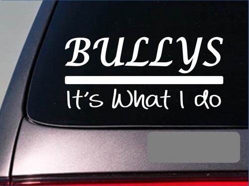 Adesivo bullys decalcomania - adesivo,