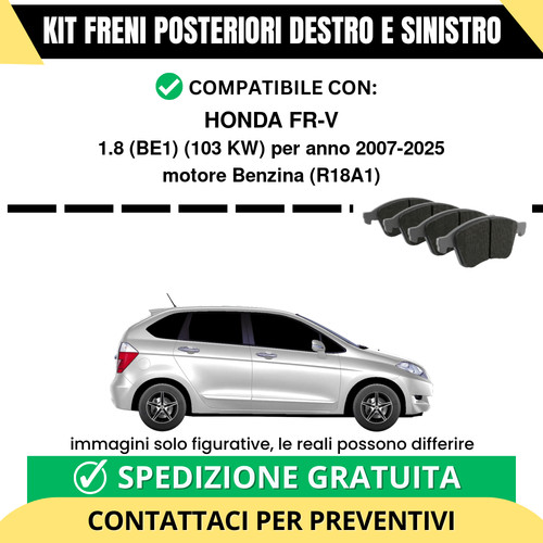 Pastiglie freno posteriori - pastiglie,