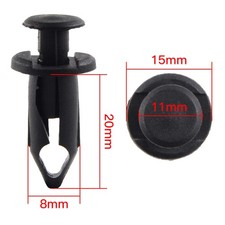 100PCS Plastic Fender Clips