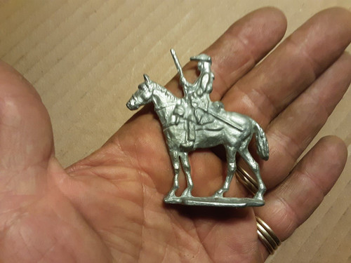 Soldatino cavallo piombo - soldatino, in