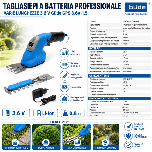 Tagliasiepi batteria güde - a,