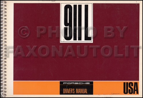 1968 porsche 911l manuale uso - 1968,