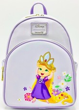 Mini zaino Loungefly Raperonzolo bambino Disney borsa diadema principessa aggrovigliata