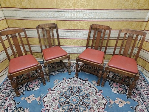 Quattro sedie rovere epoca - in,