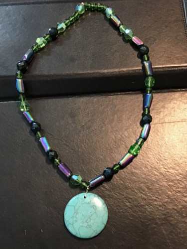 Collana vetro colorato - vetro,