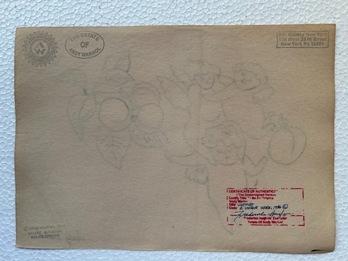 Andy warhol disegno carta - disegno, su
