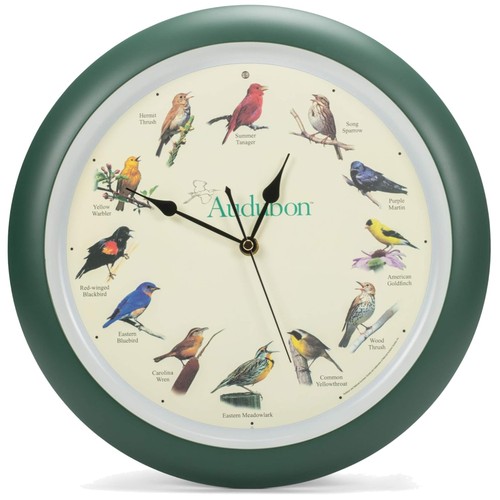 Orologio uccellino verde