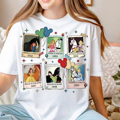 Camicia fotografica cavalli