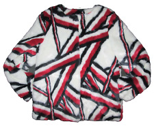 Giacca Tommy Hilfiger, pelliccia ecologica, vintage, donna